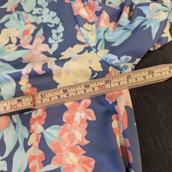 New Bad Birdie Never Lei Up Floral Golf Polo Shirt Mens Size Medium Large XL NEW - Picture 4 of 14